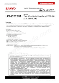 LE24C322M-TLM-E Datasheet Copertura