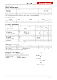 LE24C322M-TLM-E Datasheet Page 3
