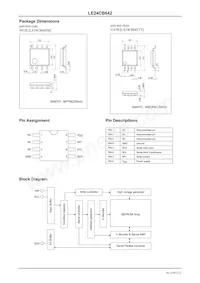 LE24CB642M-TLM-E Datasheet Pagina 2