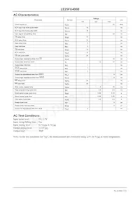 LE25FU406BMB-TLM-H數據表 頁面 17