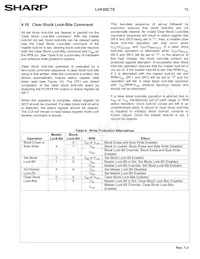 LH28F008SCHT-TE Datasheet Page 18