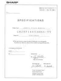 LH28F160S3HNS-TV Datasheet Page 2