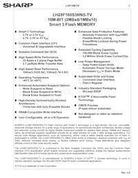 LH28F160S3HNS-TV Datasheet Page 5