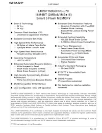 LH28F160S5HNS-L70 Datasheet Page 5