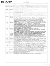 LH28F160S5HT-TW Datasheet Page 8