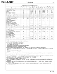 LH28F160S5HT-TW Datasheet Page 13