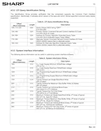 LH28F160S5HT-TW Datasheet Pagina 16