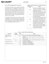 LH28F160S5HT-TW Datasheet Page 22