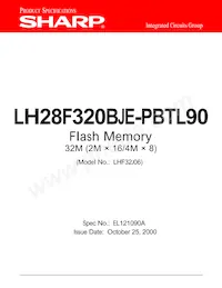 LH28F320BJE-PBTL90 Datasheet Cover