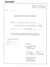 LH28F320S3HNS-ZM Datasheet Page 2
