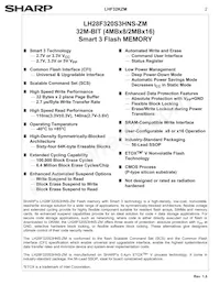 LH28F320S3HNS-ZM Datenblatt Seite 5