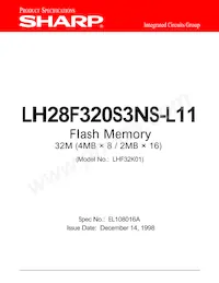 LH28F320S3NS-L11數據表 封面