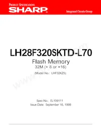 LH28F320SKTD-L70 Datasheet Cover