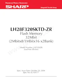 LH28F320SKTD-ZR Datasheet Copertura
