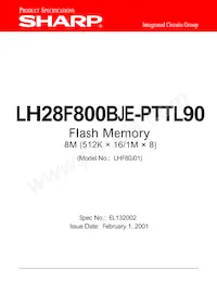 LH28F800BJE-PTTL90 Datasheet Cover