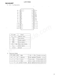 LH5116NA-10 Datasheet Page 4