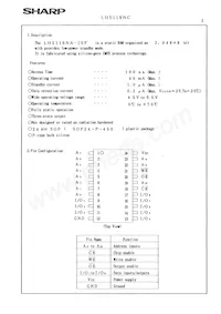 LH5116NA-10F Datasheet Pagina 5