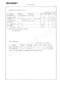 LH5116NA-10F Datasheet Pagina 9