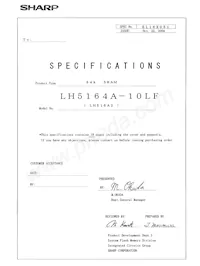 LH5164A-10LF數據表 頁面 2