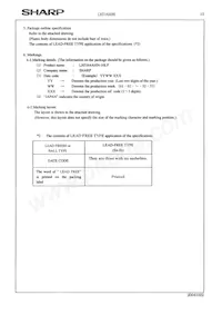 LH5164AHN-10LF Datasheet Page 16