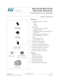 M24128-BFCS6TP/A Datasheet Cover