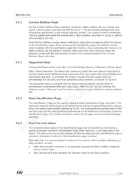 M24128-DRDW3TP/K Datasheet Page 21