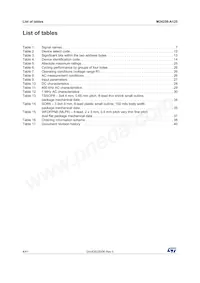 M24256-DRMF3TG/K Datasheet Page 4