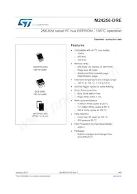 M24256-DRMN8TP/K Datasheet Cover