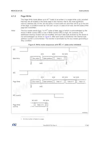 M24C02-DRMF3TG/K Datasheet Pagina 17