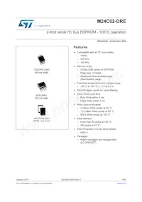 M24C02-DRMN8TP/K Datasheet Cover