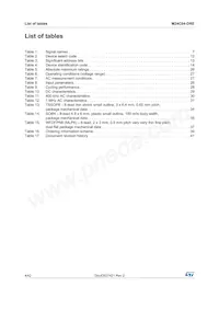 M24C04-DRDW8TP/K Datasheet Page 4