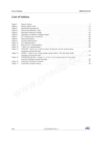 M24C04-DRMN3TP/K Datasheet Page 4