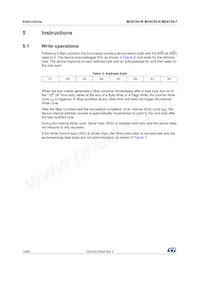 M24C04-WMN6P Datasheet Pagina 14