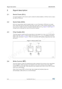 M24C08-DRDW8TP/K數據表 頁面 8