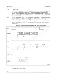 M24C08-DRDW8TP/K Datasheet Page 17