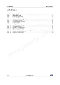 M24C16-DFCU6TP/K Datasheet Page 4