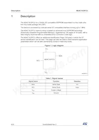 M24C16-DFCU6TP/K Datenblatt Seite 6