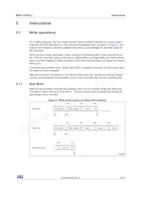 M24C16-DFCU6TP/K Datasheet Page 15