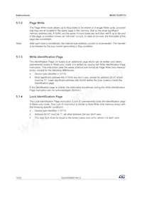 M24C16-DFCU6TP/K Datasheet Page 16