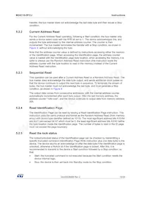 M24C16-DFCU6TP/K Datasheet Page 19