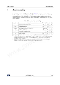 M24C16-DFCU6TP/K Datasheet Page 23