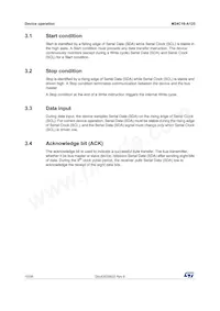 M24C16-DRDW3TP/K Datasheet Pagina 10