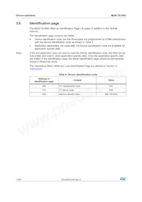 M24C16-DRDW8TP/K Datasheet Pagina 12
