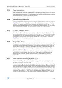M24C32-FMB5TG Datasheet Page 21