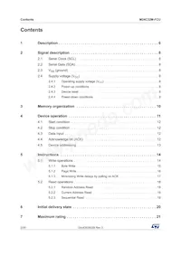 M24C32M-FCU6T/TF Datasheet Pagina 2