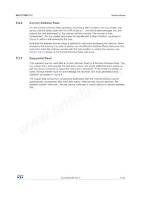 M24C32M-FCU6T/TF Datasheet Page 19