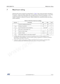 M24C32M-FCU6T/TF Datasheet Page 21