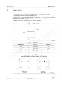 M24C32S-FCU6T/T Datasheet Pagina 6