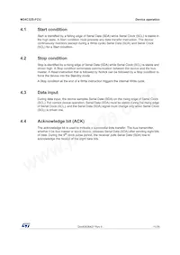 M24C32S-FCU6T/T Datasheet Pagina 11