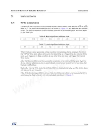M24C64-FCU6TP/TF Datasheet Page 15